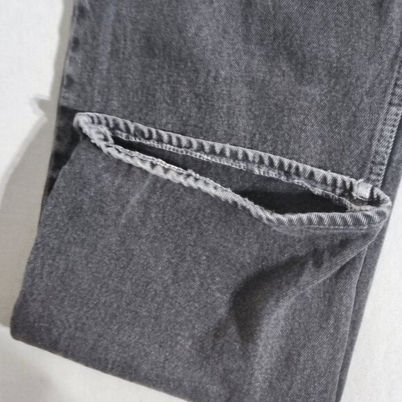 Zara Man Denim man's size 33X27 medium washed grey colour straight leg jeans - Picture 9 of 13